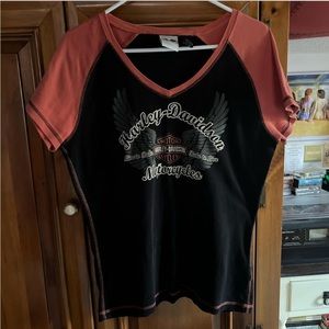 Harley-Davidson Women's 🖤🧡 Top